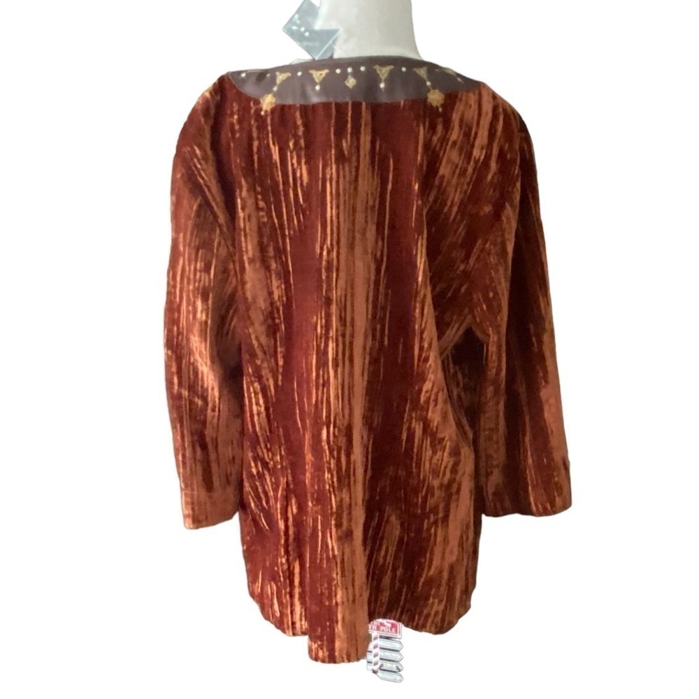 NWT VENEZIA BRONZE TUNIC TOP WOMEN'S PLUS SZ 14/16 - Picture 4 of 6